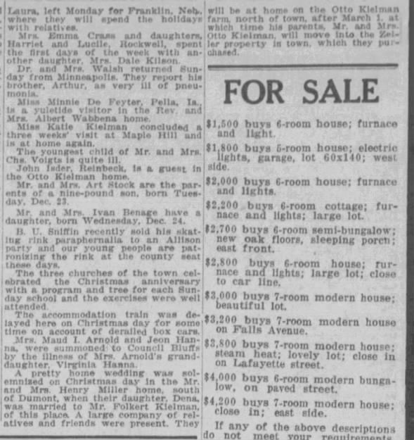 Clipping from The Courier
